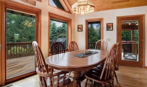 Dining - Dog-Friendly Lakefront Escape: Dock, Firepit, Game (Eagle River)