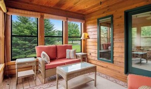 TV, fireplace, DVD player, offices - Dog-Friendly Lakefront Escape: Dock, Firepit, Game (Eagle River)