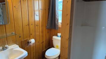 Douche, savon, papier toilette