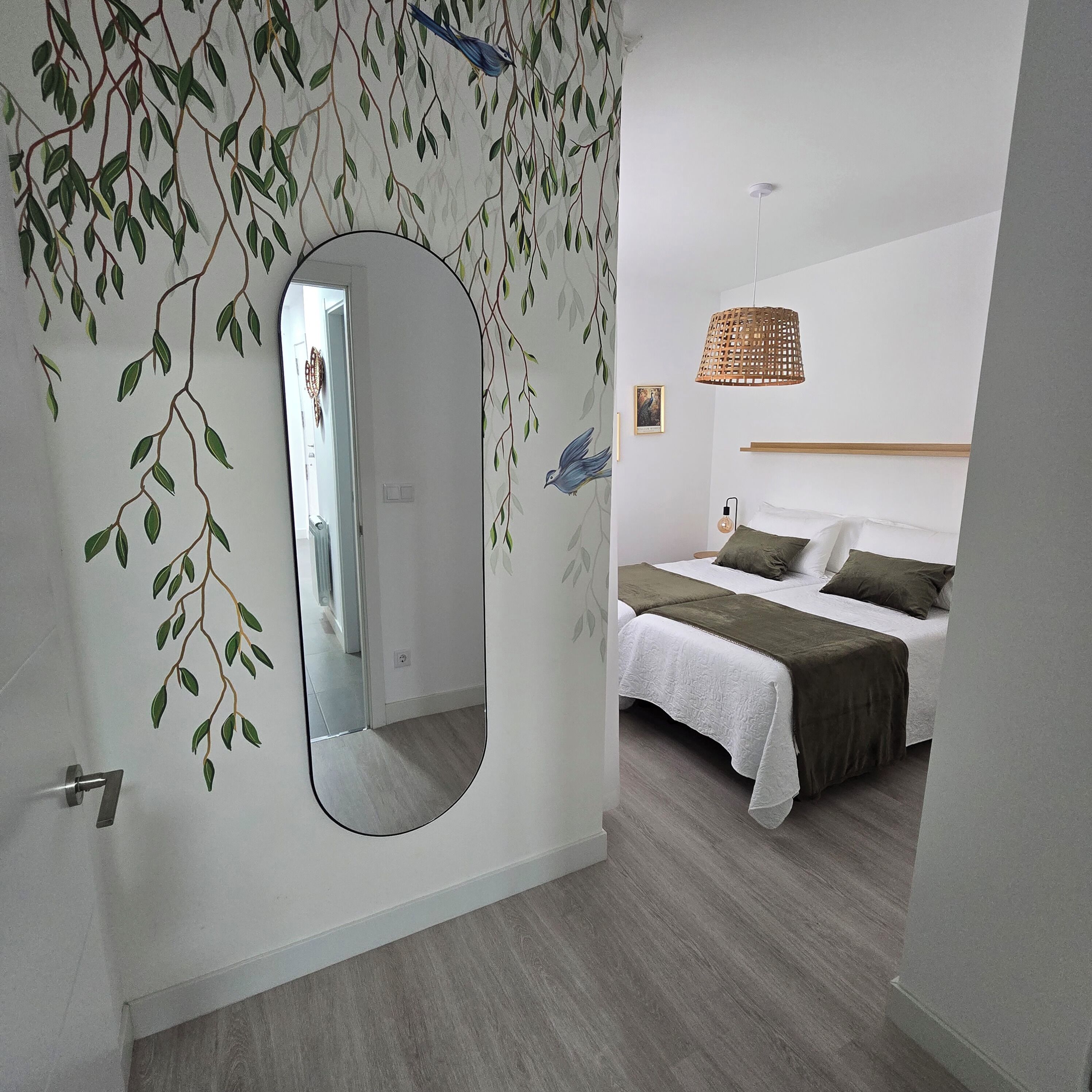 2 slaapkamers, een strijkplank/strijkijzer, wifi, beddengoed