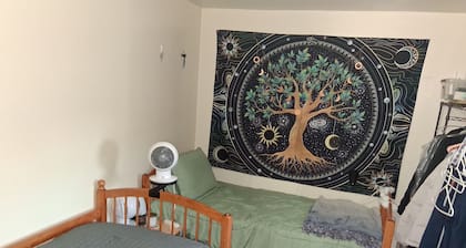 Spacious bedroom in shared apartment with AC in Kew Gardens