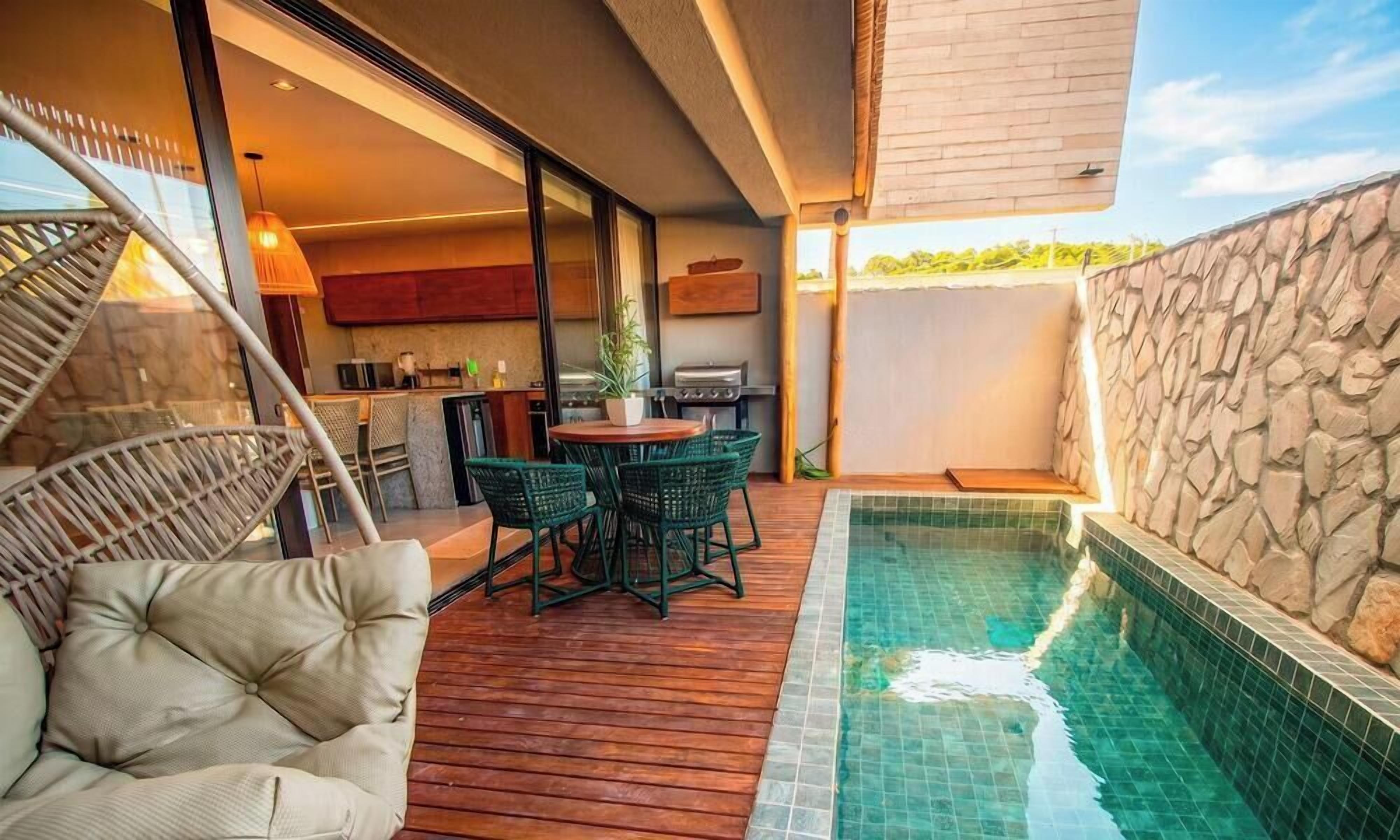 Chalé luxo | Piscina