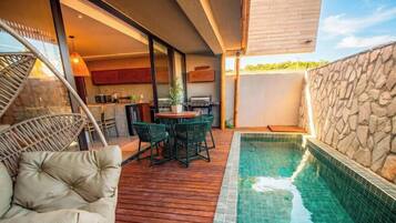 Chalé luxo | Piscina