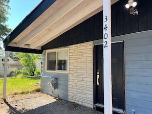 Exterior detail - Spruce Tranquility Studio  (Anchorage)