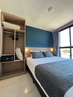 In-room safe, laptop workspace, iron/ironing board, WiFi (free)