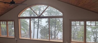 Tranquil Evergreen Landing on Six Mile Lake