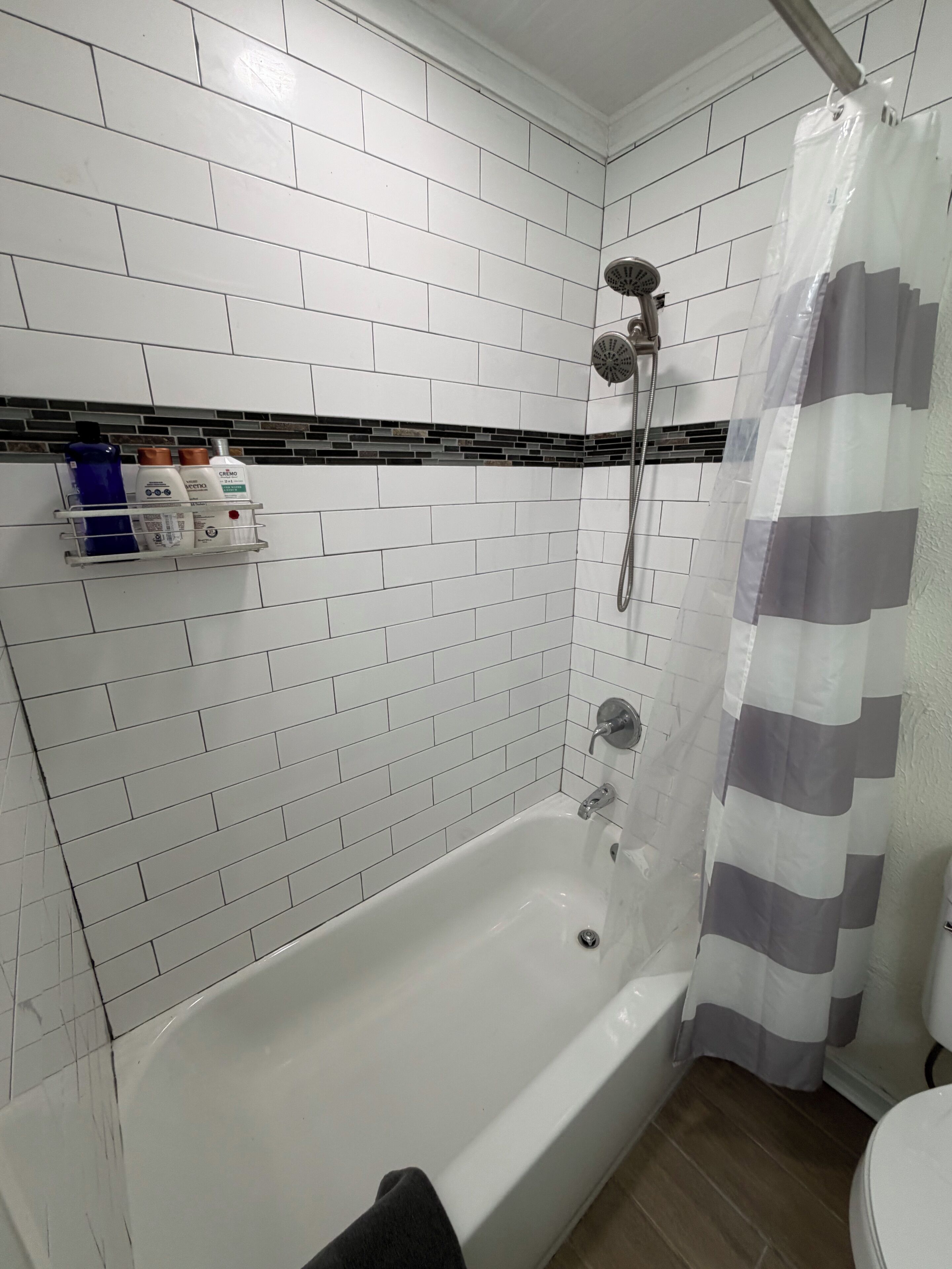 Towels, soap, toilet paper