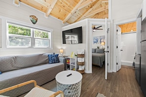 Cabin, 1 Queen Bed with Sofa bed, Pets Allowed, Mountain View | Living area - Nantahala Ridge (Bryson City)