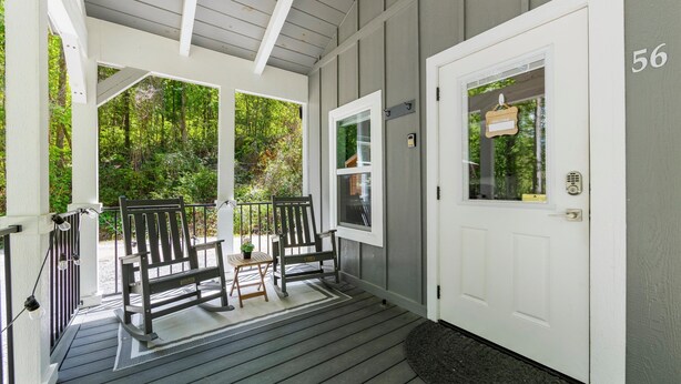 Cabin, 1 Queen Bed with Sofa bed, Pets Allowed, Mountain View | Terrace/patio - Nantahala Ridge (Bryson City)