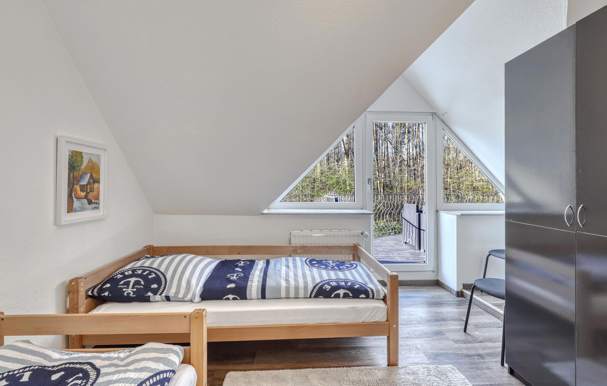 2 Schlafzimmer, Reisekinderbett, kostenloses WLAN