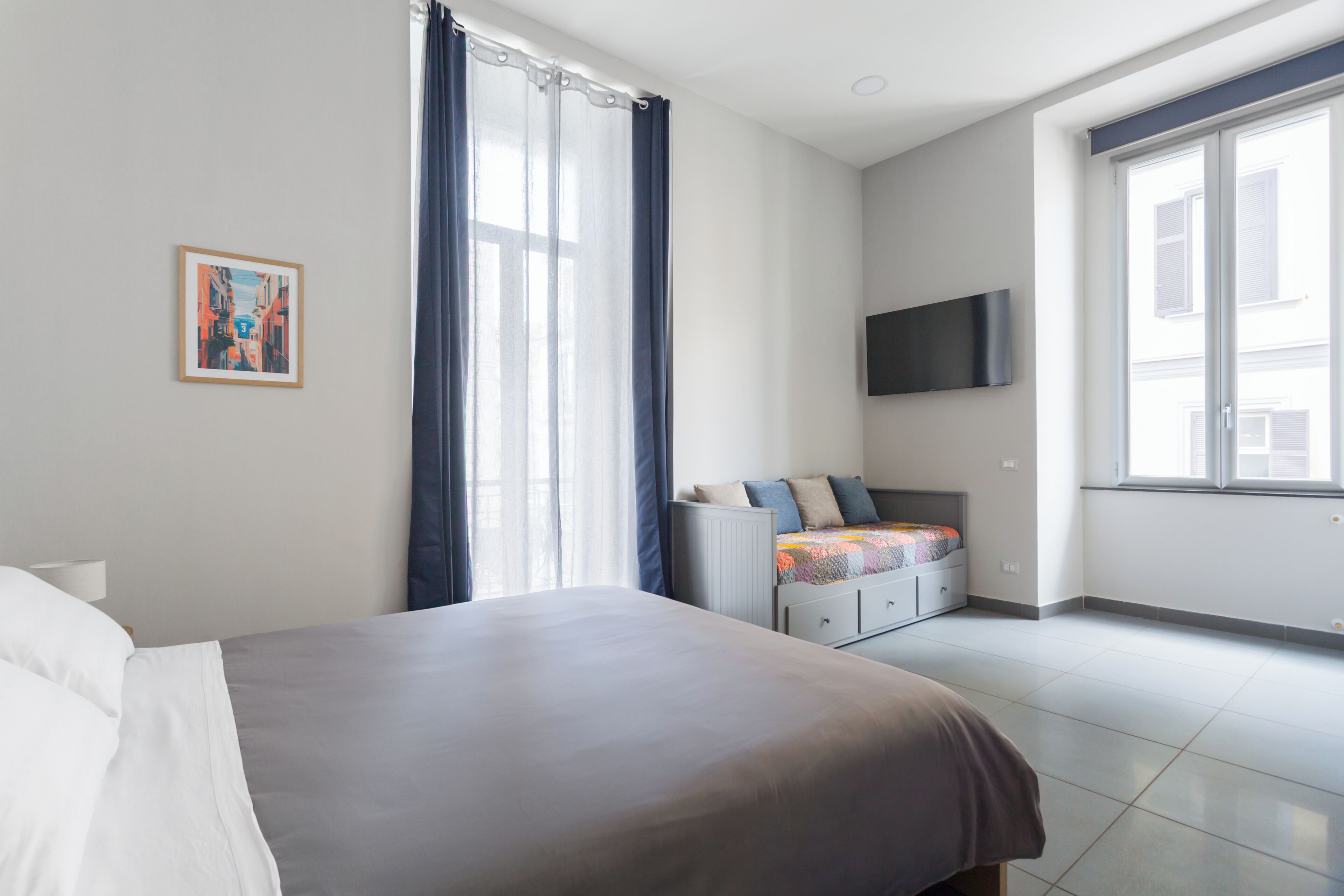 Deluxe Triple Room | Frette Italian sheets, premium bedding, down comforters