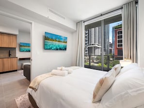 1 bedroom, free WiFi, bed sheets - 501 First #511 Elevated Downtown Stay (Miami)
