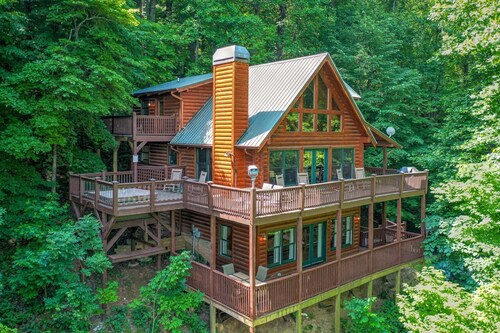 Bent Tree Cabin・Hot Tub・Game Room・Views + Scenic Binoculars
