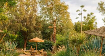 Traditional Moroccan Room by the Pool with Garden, Hammam & Spa Access