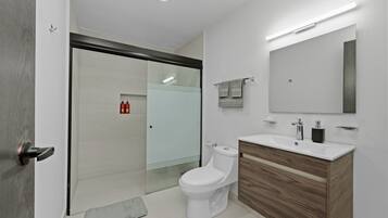 Towels, soap, toilet paper