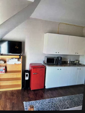 Private kitchen. Linden Leaf Gasthaus Inn Apartment Pet friendly Country walks, just off hwy 416