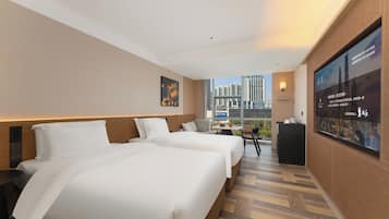 Standard Double or Twin Room, City View | Free minibar, desk, blackout drapes, free WiFi