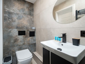 Bathroom - Łódź Homely Apartment (Łódź)