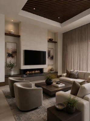 Townhome, City View | Living area