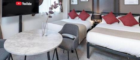 Apartment, 2 Double Beds, Balcony | Iron/ironing board
