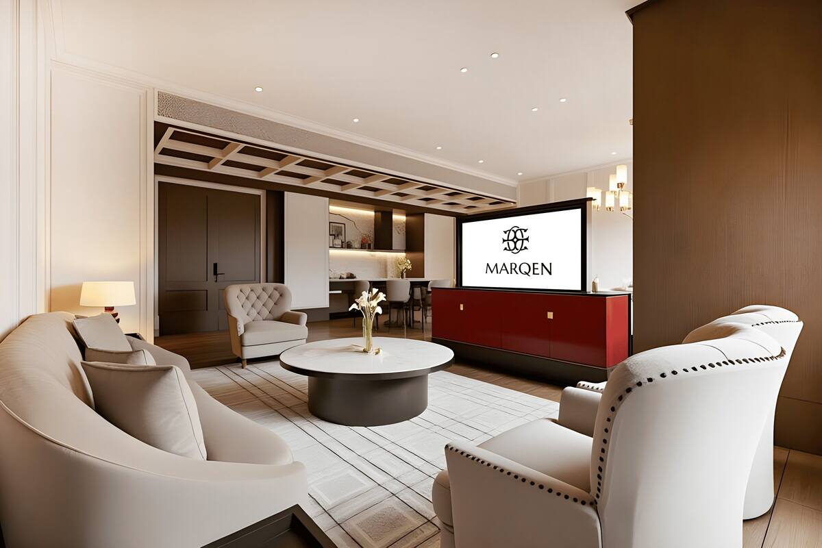 Family Studio Suite | Living area | 55-inch LED TV with digital channels
