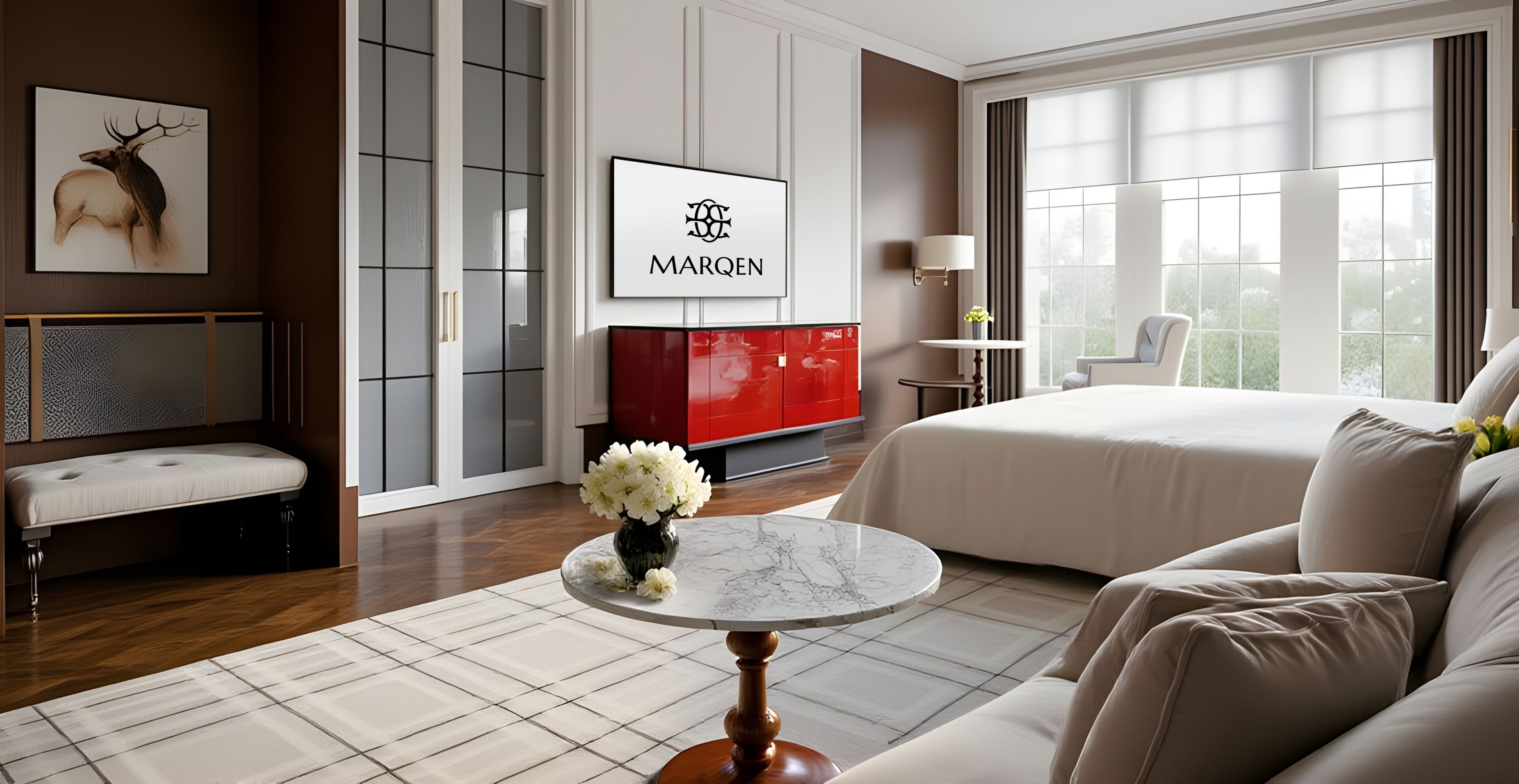 Premium bedding, in-room safe, desk, soundproofing