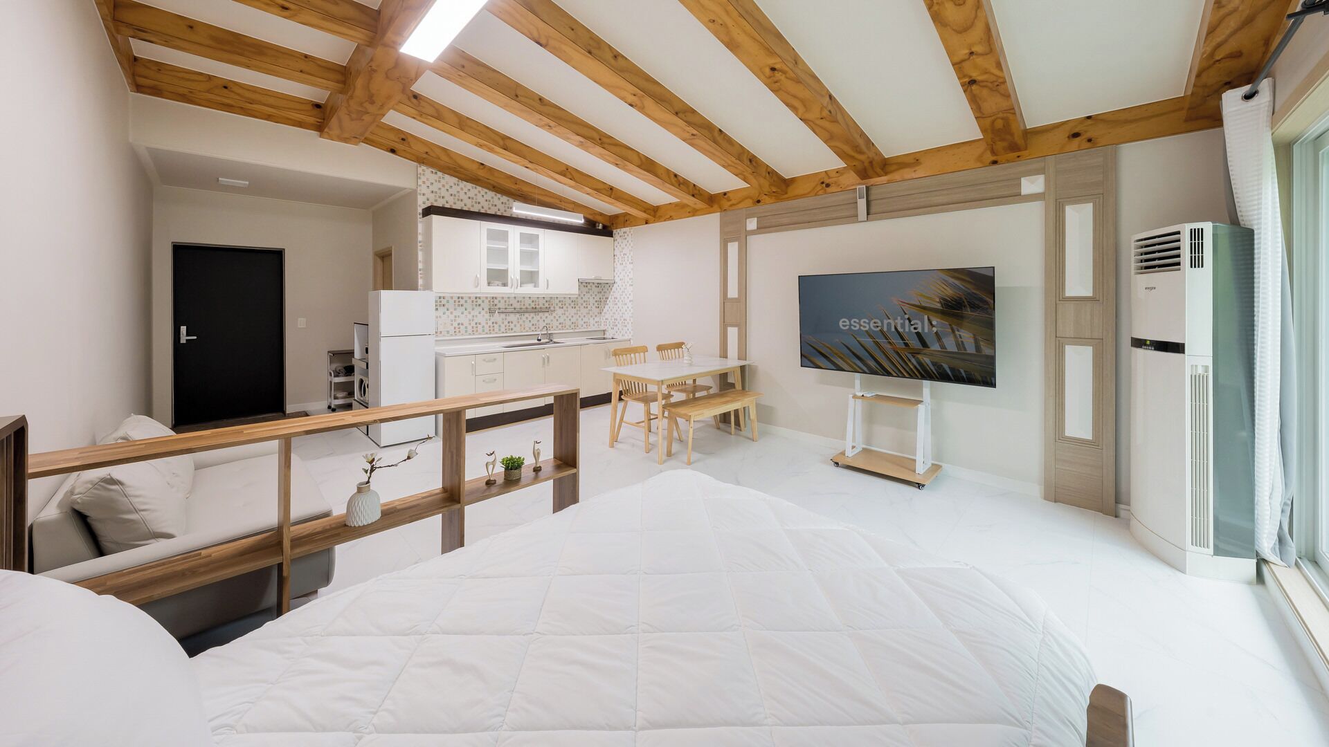 베이직룸, 침실 1개 (Mulbyeong 2F (Couple & Family Room)) | 1 개의 침실, 무료 WiFi