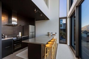 Private kitchen - Stone Ridge: Modern House with Lake Views (Queenstown)