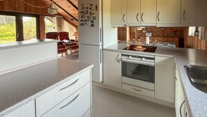 Private kitchen - 2 bedroom pet friendly home in Bogø By (Bogø By)