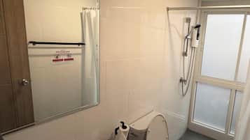 Twin Room, City View | Bathroom | Shower, free toiletries, towels, soap