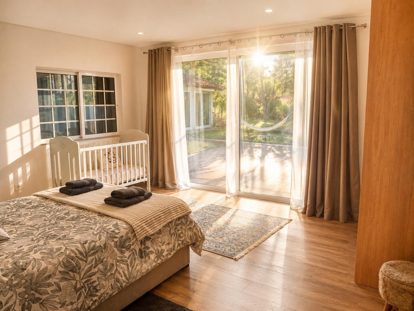 1 Schlafzimmer, Bügeleisen/Bügelbrett, kostenloses WLAN, Bettwäsche