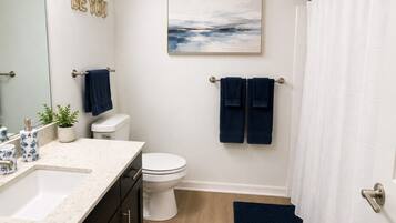 Hair dryer, towels