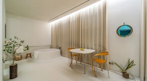 Standard Double Room, River View | Bathroom | Separate tub and shower, hair dryer, towels, soap - Ripple Boutique Hotel (Gangha)