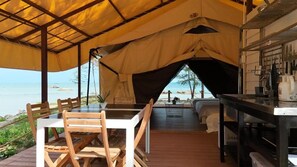 Superior Tent, Balcony, Beach View | Outdoor dining - Canopy Villa Cay Sao (Phu Quoc)