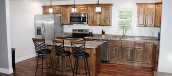 Charming and updated three bedroom home conveniently located close to trails.
