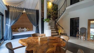 Villa | Living room | 32-inch Smart TV with digital channels