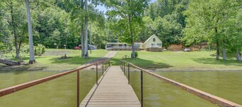 Steps to Pickwick Lake! Home w/ Sunrooms & Views