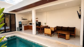 Villa, 2 Bedrooms, Private Pool | Terrace/patio