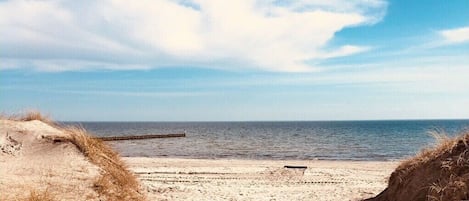 On the beach