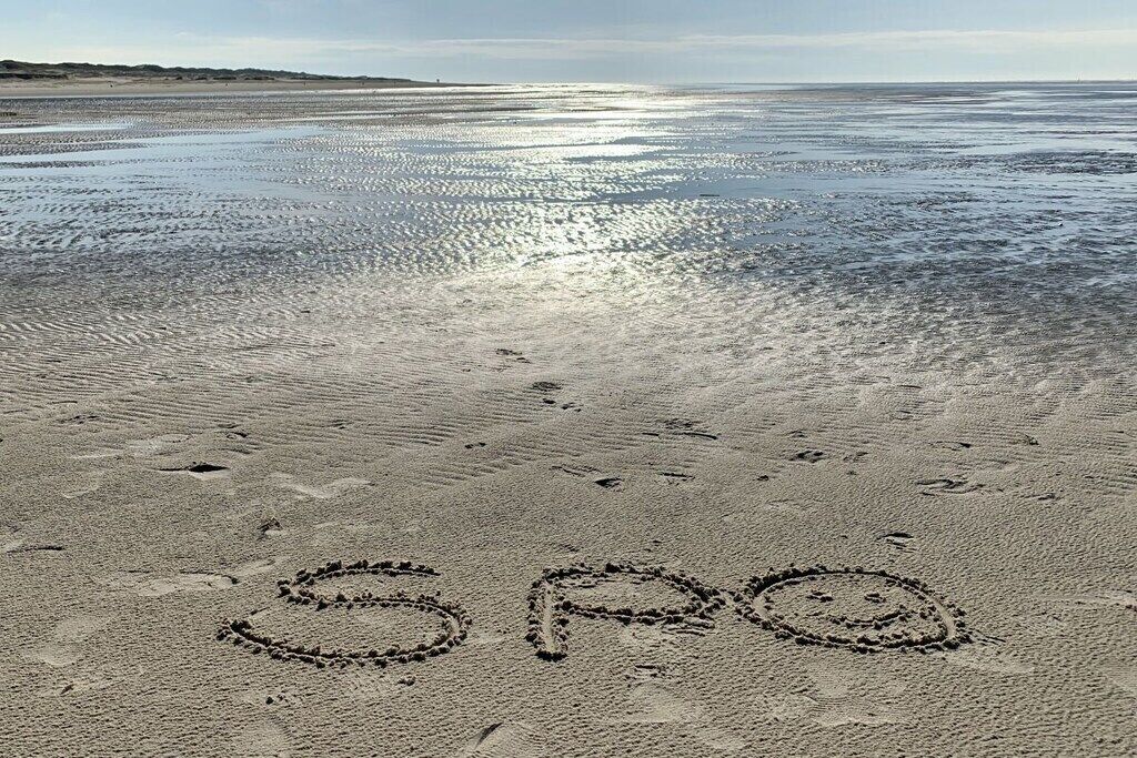 On the beach