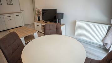 Lägenhet - balkong - utsikt mot staden | Restauranger