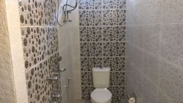 Shower, towels, soap