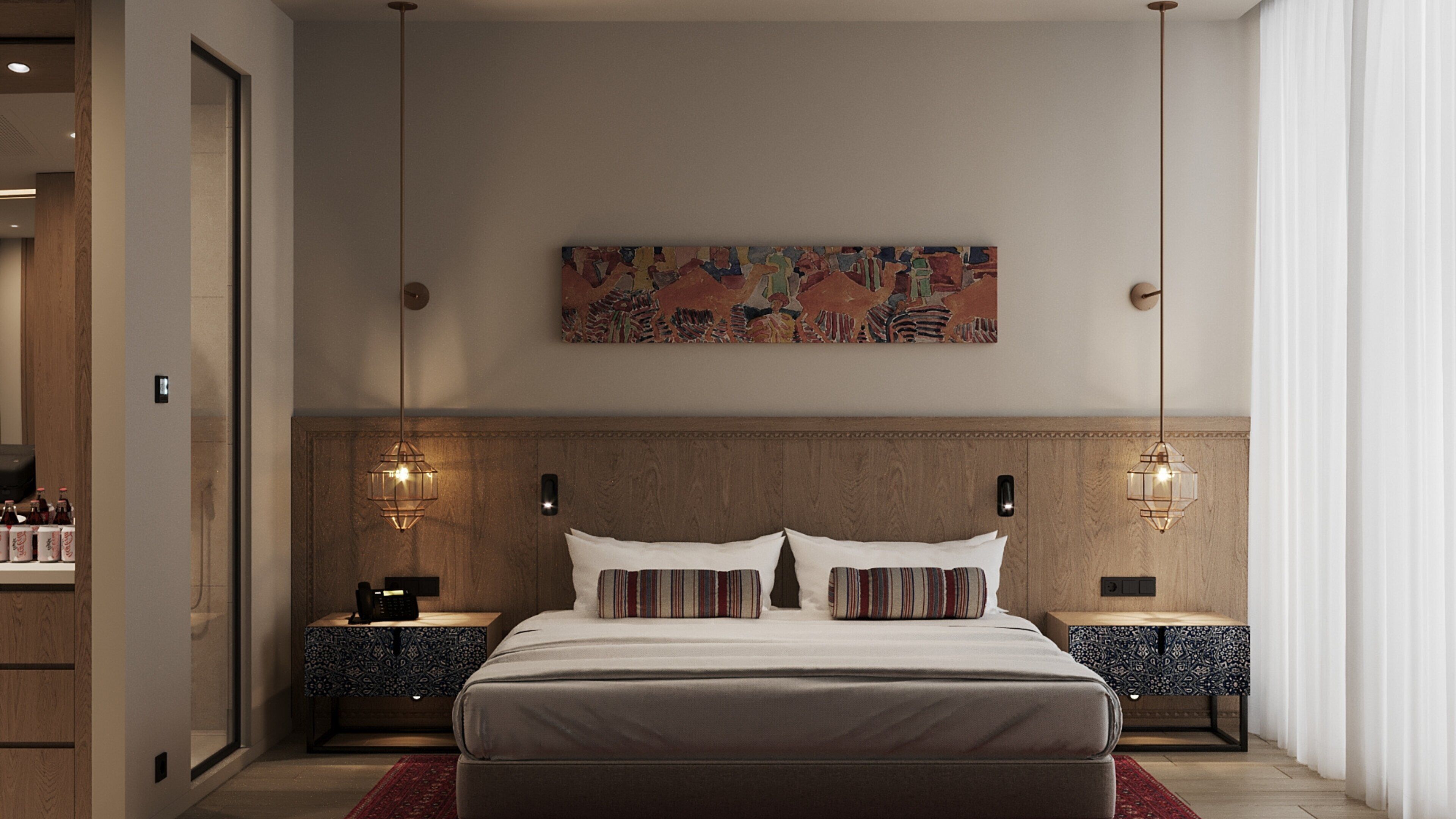 Quarto premium, 1 cama King (Furnished Balcony)
