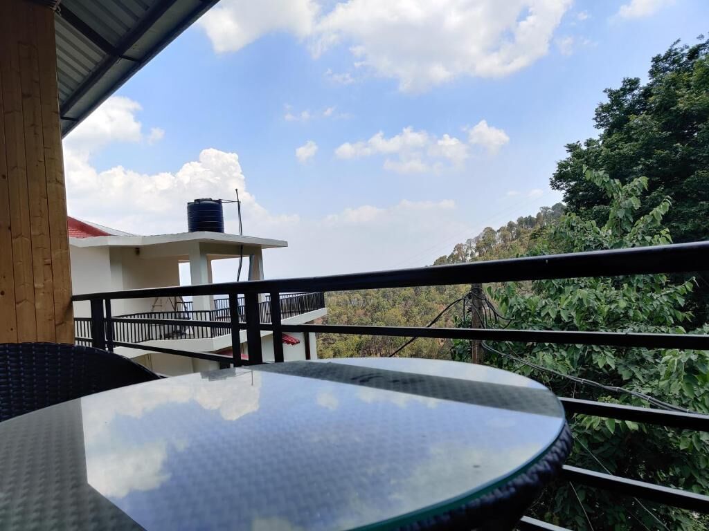 Deluxe Double Room, Balcony, Mountain View | Outdoor dining