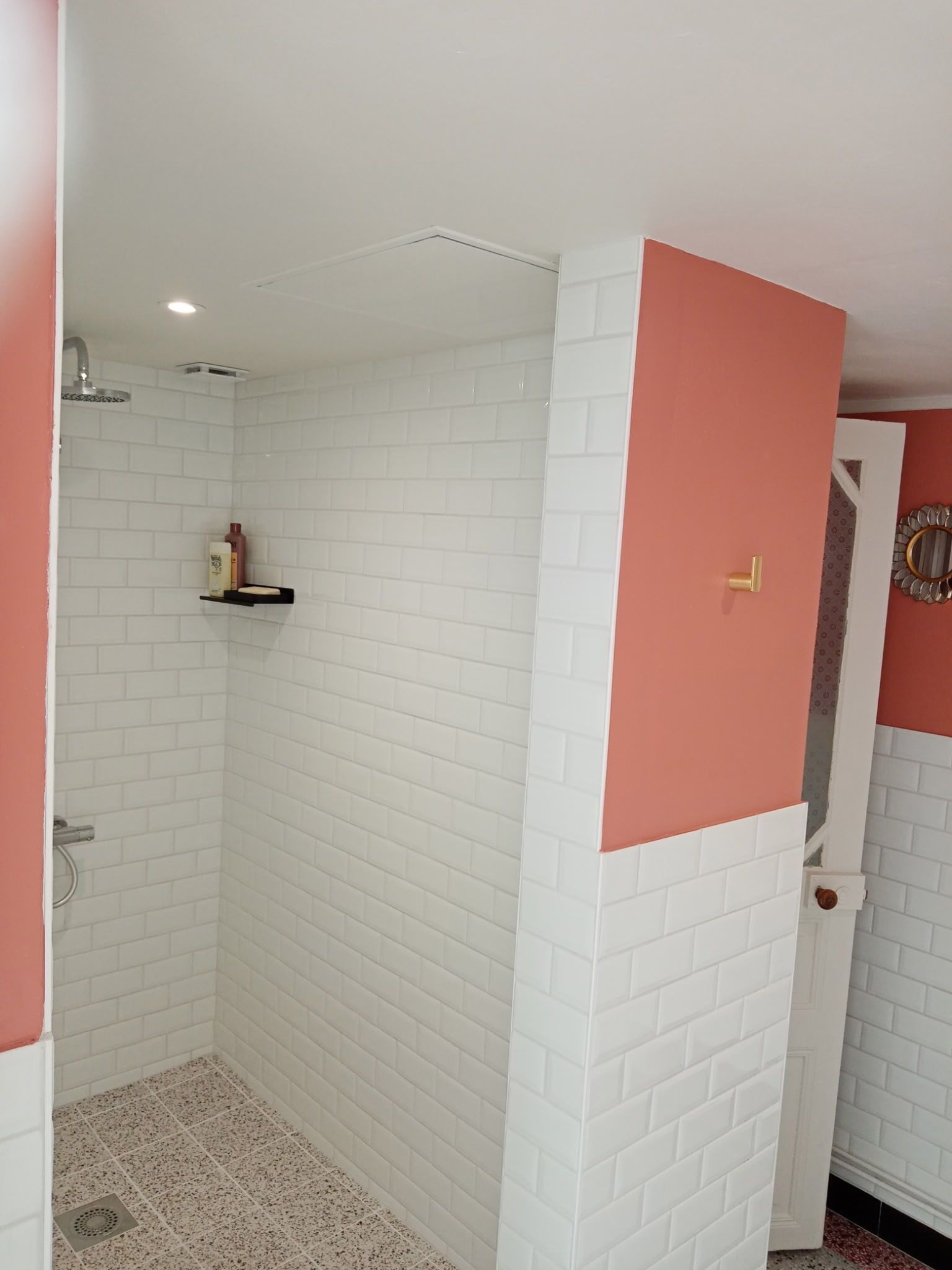 Hair dryer, soap, toilet paper