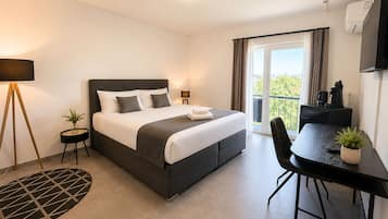 Superior Double Room, Balcony, City View | Desk, laptop workspace, free WiFi