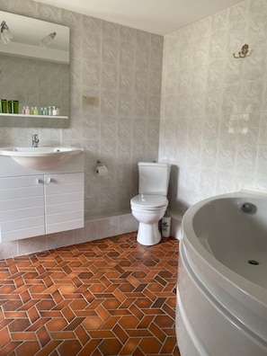 Bathroom - Le Relais Des Hirondelles – Camélia Room with Private Garden (Chaumont-en-Vexin)