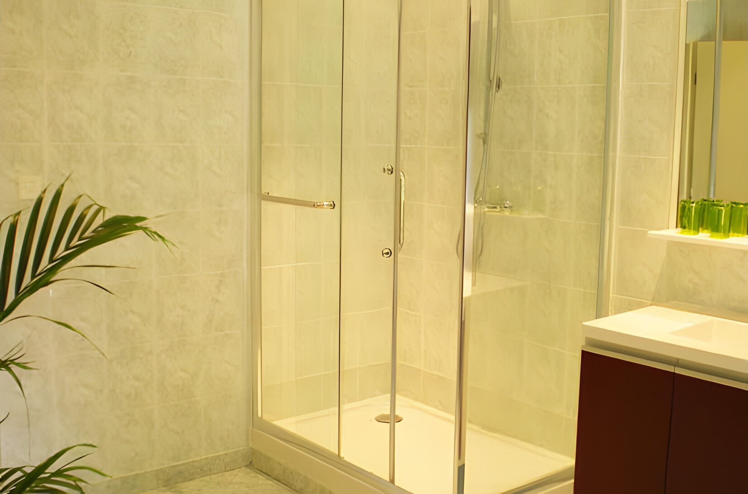 Shower, towels