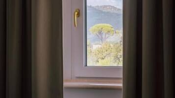 Camera Deluxe con letto matrimoniale o 2 letti singoli, vista montagna | Interni
