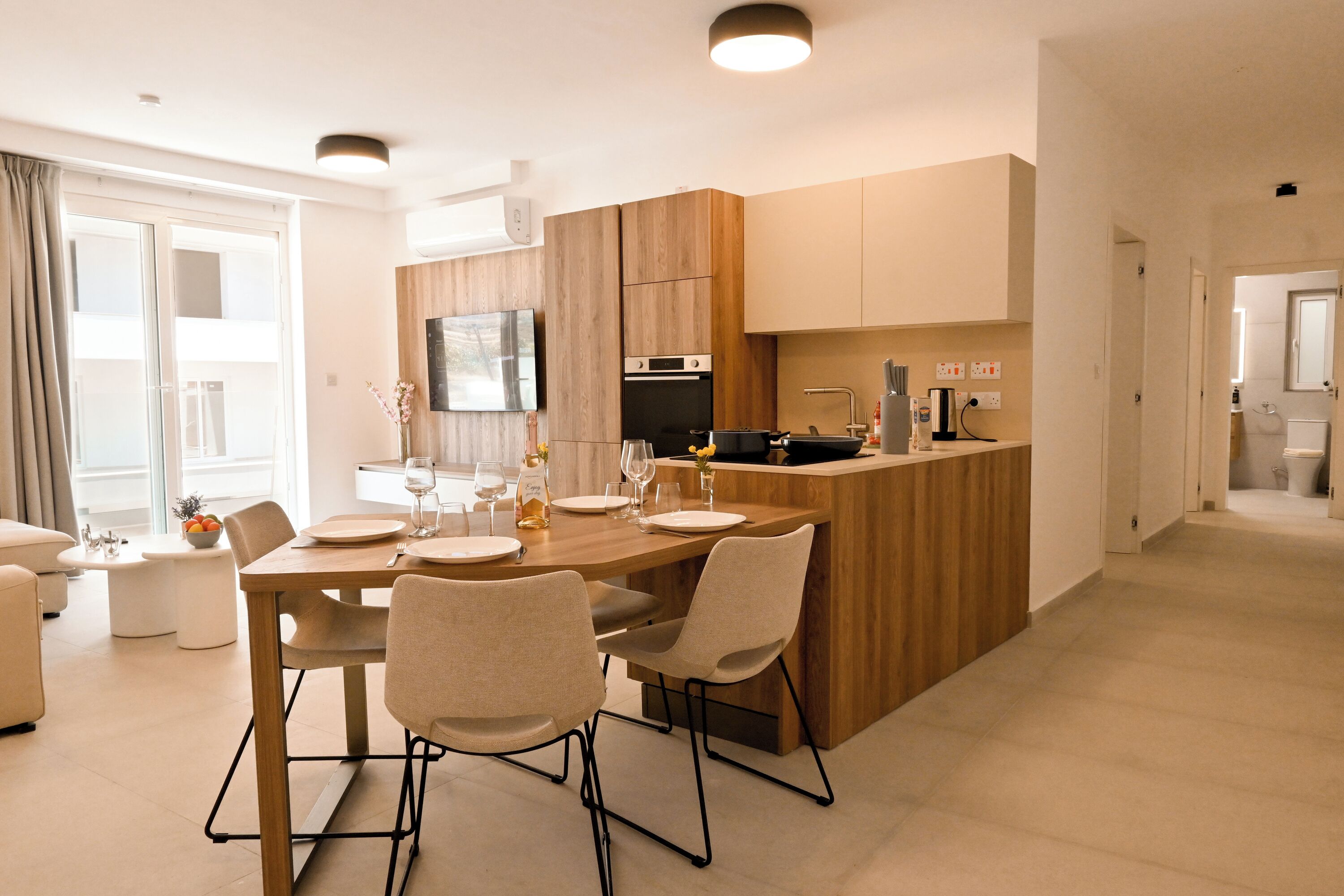 Living and dining room